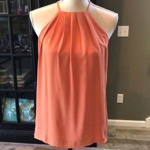 Emmer & Oat Coral Halter sleeveless top, size SMALL